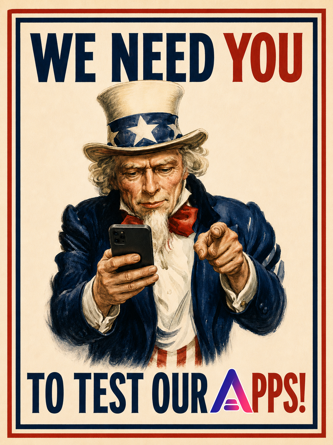 We Need You To Test Our Apps!