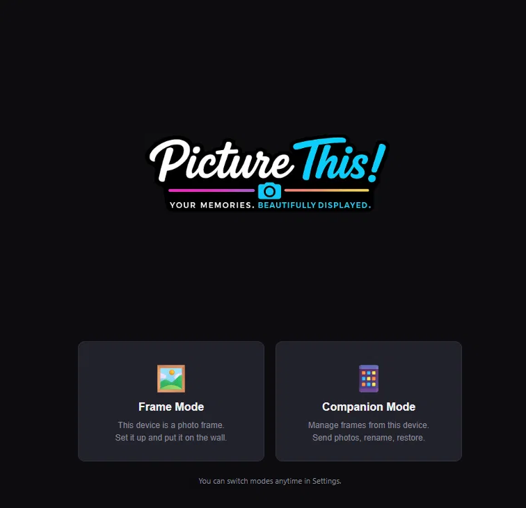 Picture This! app — turn any Android into a smart digital photo frame